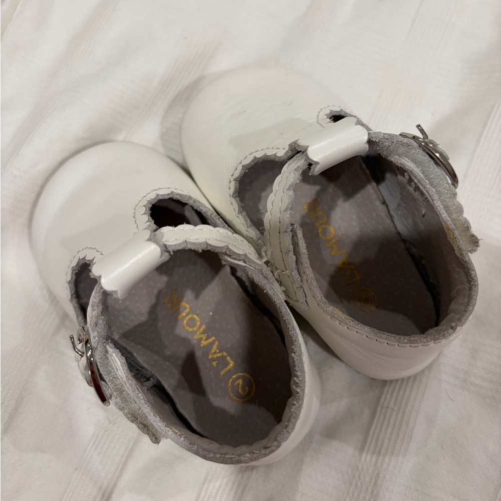 L'Amour Classic White Elodie Dress Shoes